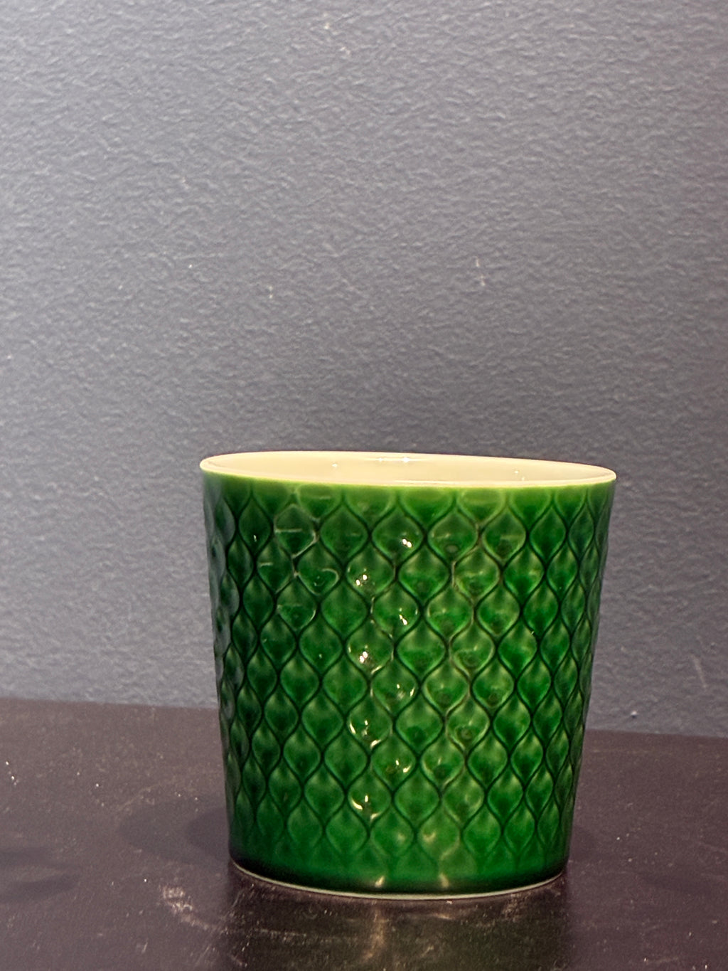 Jade Essence: Jingdezhen Handmade Embossed Ceramic Cup - Premium Teaware