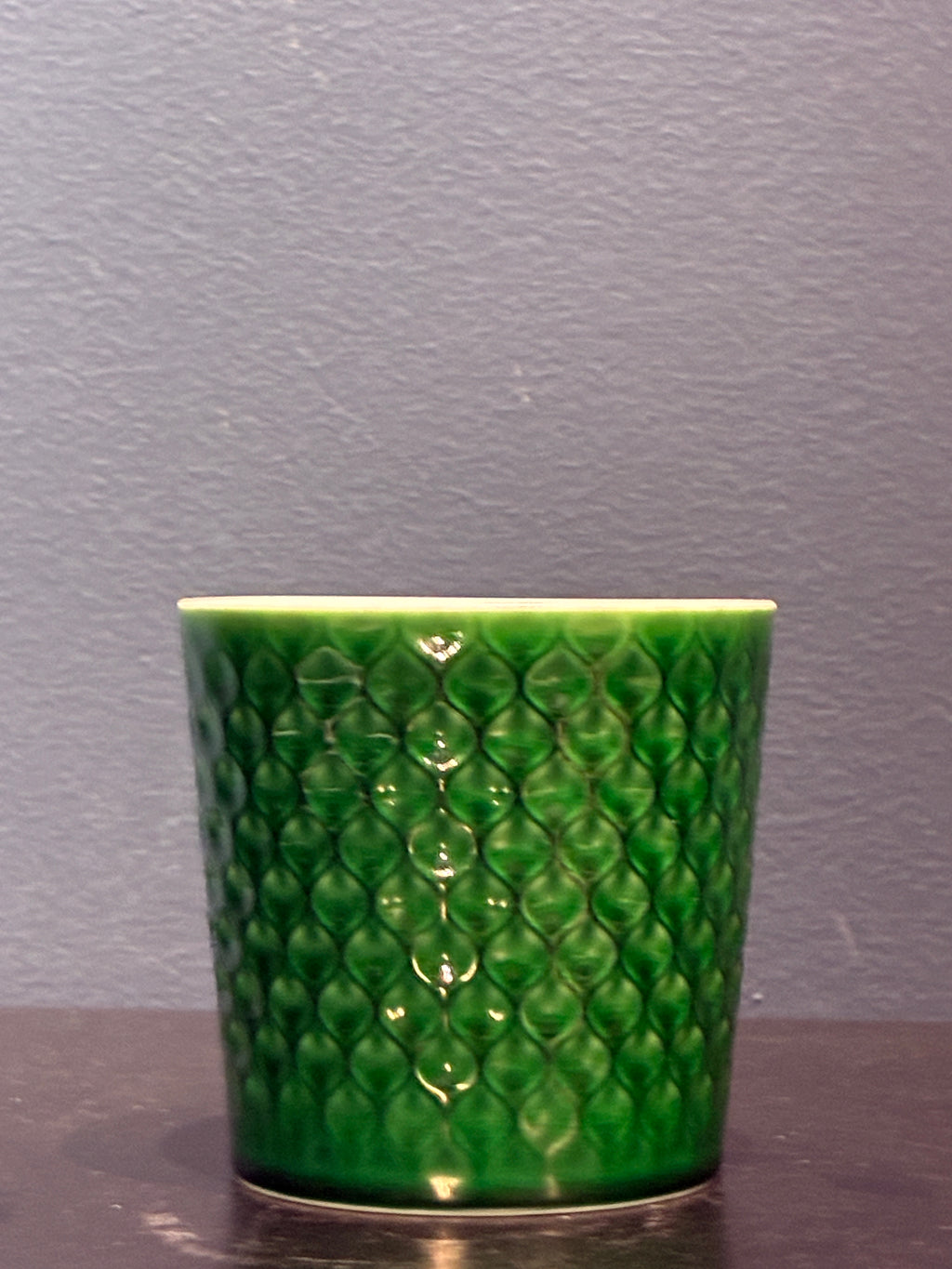 Jade Essence: Jingdezhen Handmade Embossed Ceramic Cup - Premium Teaware